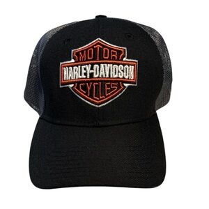 Harley-Davidson New Era Black and Gray 39THIRTY Cap